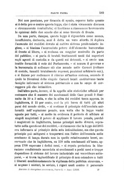 Rivista di discipline carcerarie in relazione con l'antropologia, col diritto penale, con la statistica