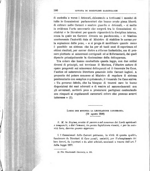 Rivista di discipline carcerarie in relazione con l'antropologia, col diritto penale, con la statistica