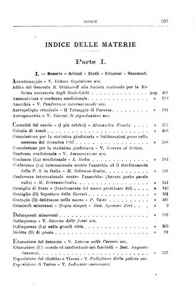 Rivista di discipline carcerarie in relazione con l'antropologia, col diritto penale, con la statistica