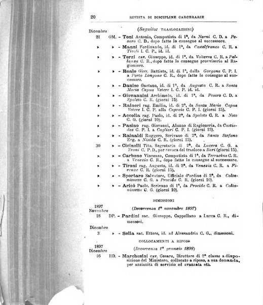 Rivista di discipline carcerarie in relazione con l'antropologia, col diritto penale, con la statistica