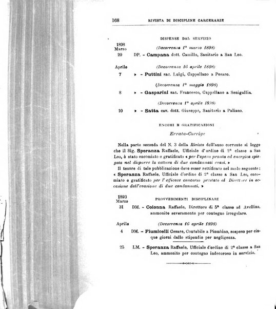 Rivista di discipline carcerarie in relazione con l'antropologia, col diritto penale, con la statistica