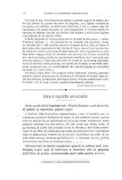 Rivista di discipline carcerarie in relazione con l'antropologia, col diritto penale, con la statistica