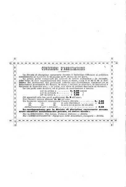 Rivista di discipline carcerarie in relazione con l'antropologia, col diritto penale, con la statistica