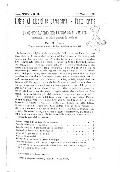 Rivista di discipline carcerarie in relazione con l'antropologia, col diritto penale, con la statistica