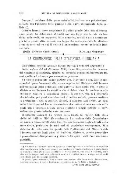 Rivista di discipline carcerarie in relazione con l'antropologia, col diritto penale, con la statistica