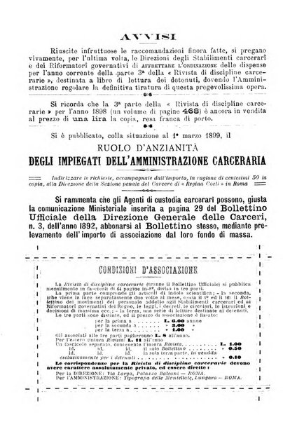 Rivista di discipline carcerarie in relazione con l'antropologia, col diritto penale, con la statistica