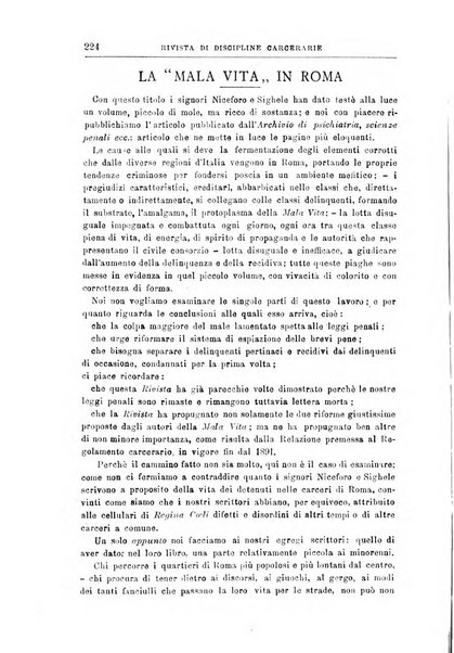 Rivista di discipline carcerarie in relazione con l'antropologia, col diritto penale, con la statistica