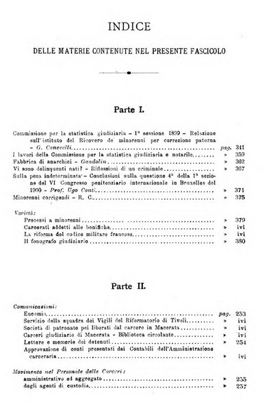 Rivista di discipline carcerarie in relazione con l'antropologia, col diritto penale, con la statistica