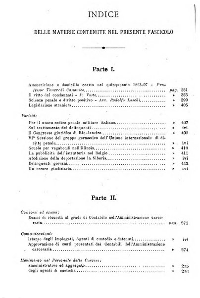 Rivista di discipline carcerarie in relazione con l'antropologia, col diritto penale, con la statistica