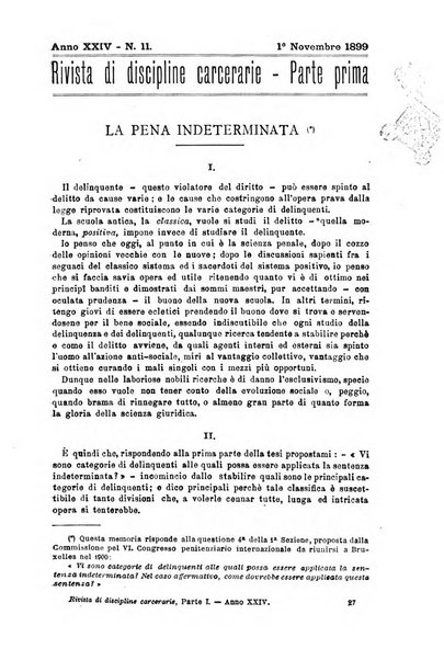 Rivista di discipline carcerarie in relazione con l'antropologia, col diritto penale, con la statistica