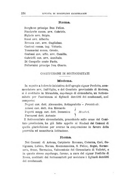 Rivista di discipline carcerarie in relazione con l'antropologia, col diritto penale, con la statistica