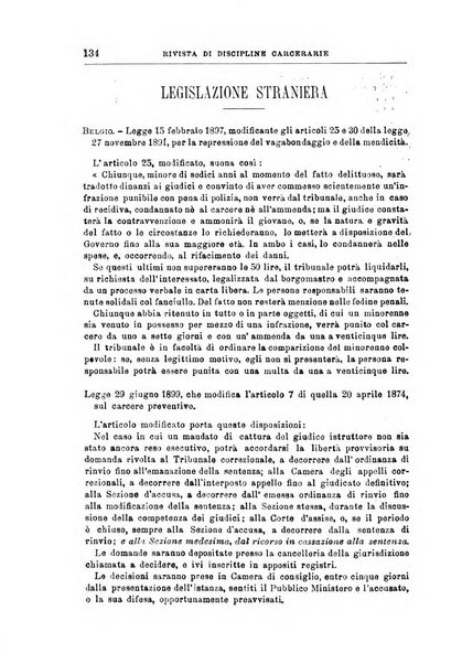 Rivista di discipline carcerarie in relazione con l'antropologia, col diritto penale, con la statistica