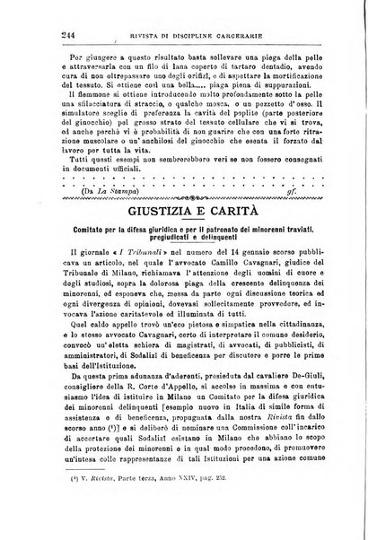 Rivista di discipline carcerarie in relazione con l'antropologia, col diritto penale, con la statistica