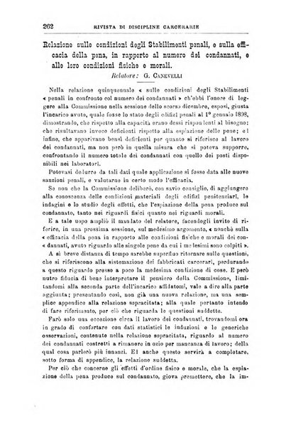 Rivista di discipline carcerarie in relazione con l'antropologia, col diritto penale, con la statistica