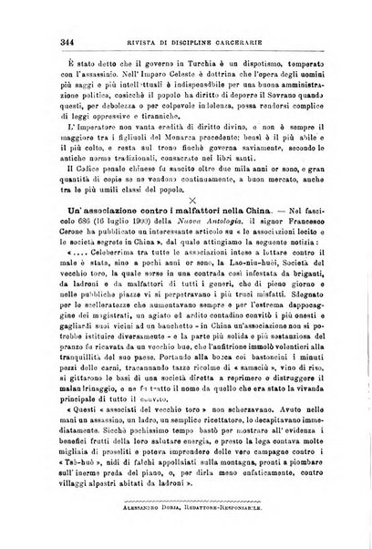 Rivista di discipline carcerarie in relazione con l'antropologia, col diritto penale, con la statistica