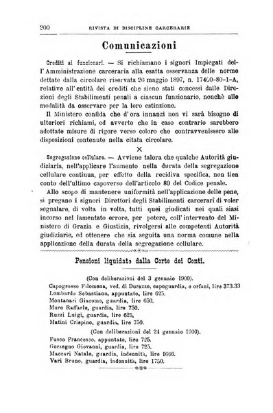 Rivista di discipline carcerarie in relazione con l'antropologia, col diritto penale, con la statistica