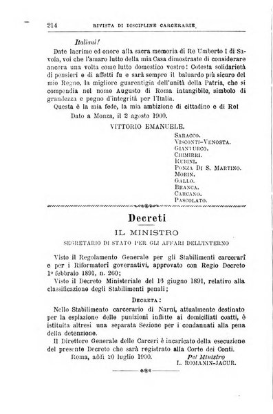 Rivista di discipline carcerarie in relazione con l'antropologia, col diritto penale, con la statistica