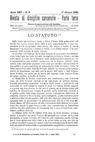 Rivista di discipline carcerarie in relazione con l'antropologia, col diritto penale, con la statistica