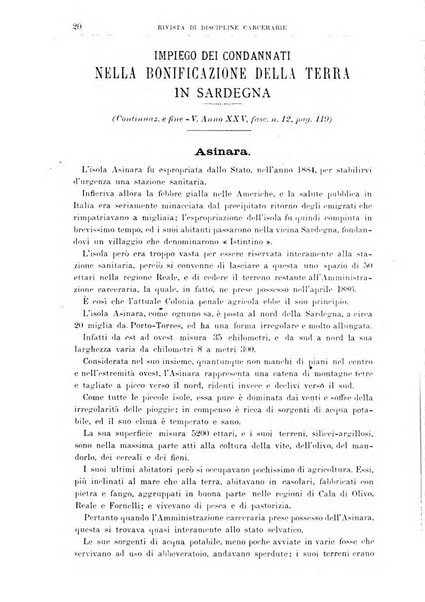 Rivista di discipline carcerarie in relazione con l'antropologia, col diritto penale, con la statistica