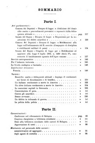 Rivista di discipline carcerarie in relazione con l'antropologia, col diritto penale, con la statistica