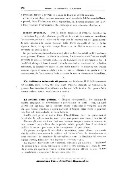 Rivista di discipline carcerarie in relazione con l'antropologia, col diritto penale, con la statistica