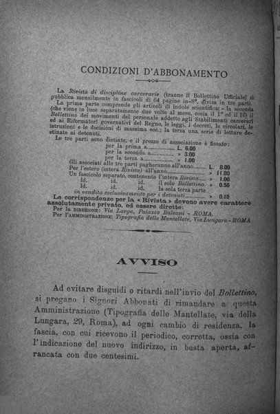 Rivista di discipline carcerarie in relazione con l'antropologia, col diritto penale, con la statistica