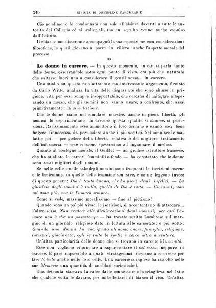 Rivista di discipline carcerarie in relazione con l'antropologia, col diritto penale, con la statistica