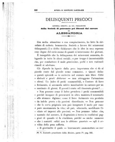 Rivista di discipline carcerarie in relazione con l'antropologia, col diritto penale, con la statistica