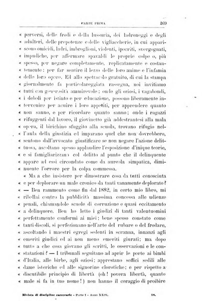 Rivista di discipline carcerarie in relazione con l'antropologia, col diritto penale, con la statistica