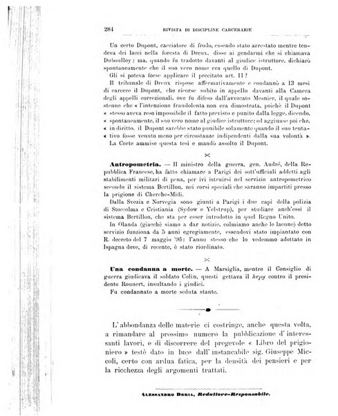 Rivista di discipline carcerarie in relazione con l'antropologia, col diritto penale, con la statistica