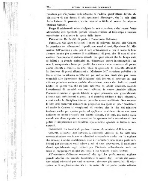 Rivista di discipline carcerarie in relazione con l'antropologia, col diritto penale, con la statistica