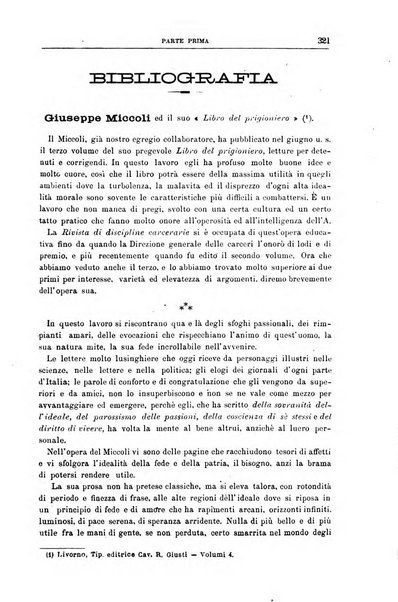 Rivista di discipline carcerarie in relazione con l'antropologia, col diritto penale, con la statistica