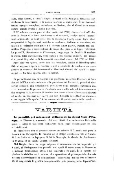 Rivista di discipline carcerarie in relazione con l'antropologia, col diritto penale, con la statistica