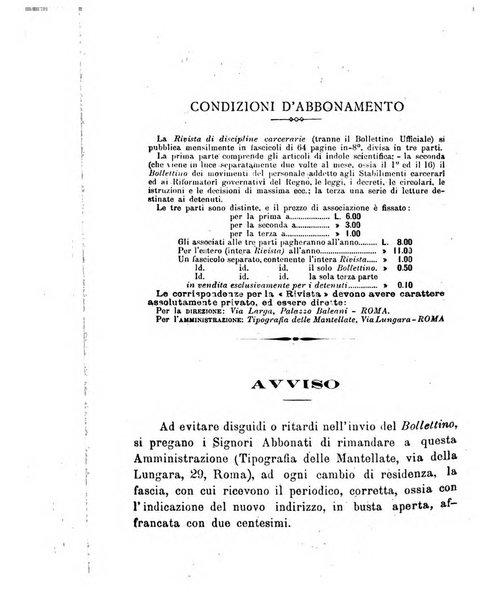 Rivista di discipline carcerarie in relazione con l'antropologia, col diritto penale, con la statistica