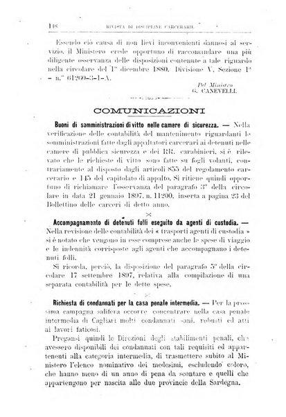 Rivista di discipline carcerarie in relazione con l'antropologia, col diritto penale, con la statistica