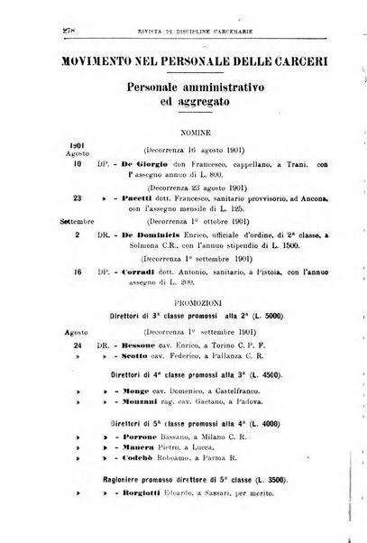 Rivista di discipline carcerarie in relazione con l'antropologia, col diritto penale, con la statistica