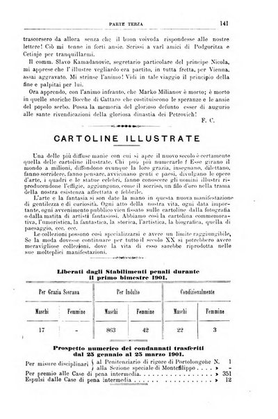 Rivista di discipline carcerarie in relazione con l'antropologia, col diritto penale, con la statistica