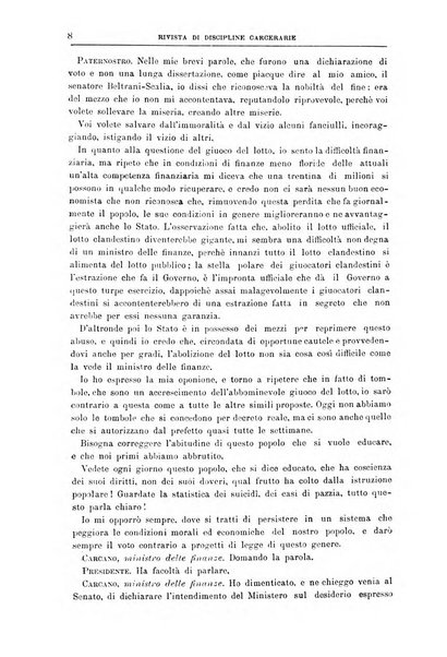 Rivista di discipline carcerarie in relazione con l'antropologia, col diritto penale, con la statistica