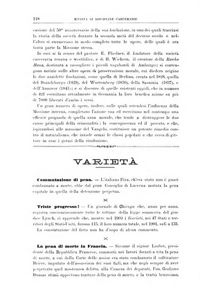 Rivista di discipline carcerarie in relazione con l'antropologia, col diritto penale, con la statistica