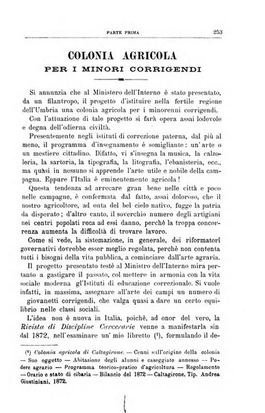 Rivista di discipline carcerarie in relazione con l'antropologia, col diritto penale, con la statistica