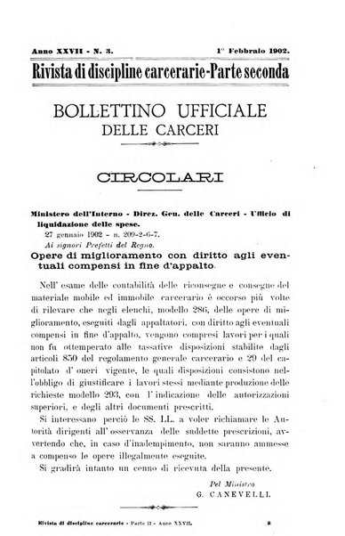 Rivista di discipline carcerarie in relazione con l'antropologia, col diritto penale, con la statistica