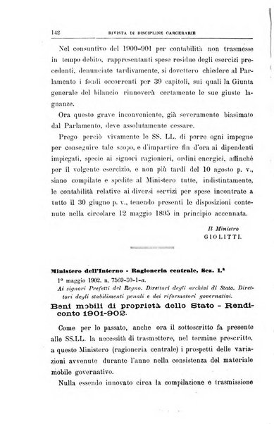 Rivista di discipline carcerarie in relazione con l'antropologia, col diritto penale, con la statistica