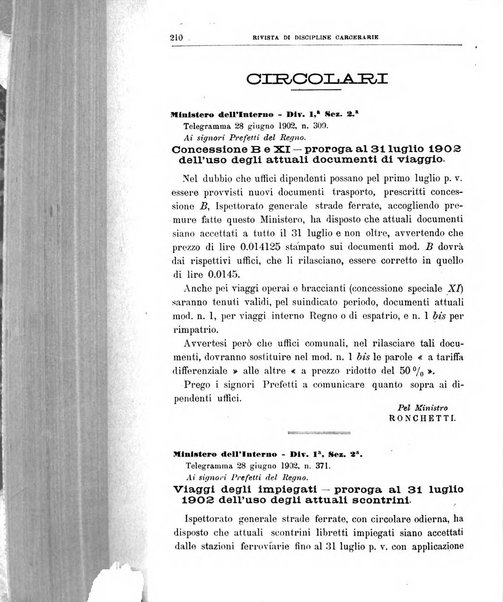 Rivista di discipline carcerarie in relazione con l'antropologia, col diritto penale, con la statistica