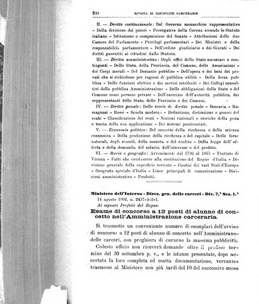 Rivista di discipline carcerarie in relazione con l'antropologia, col diritto penale, con la statistica