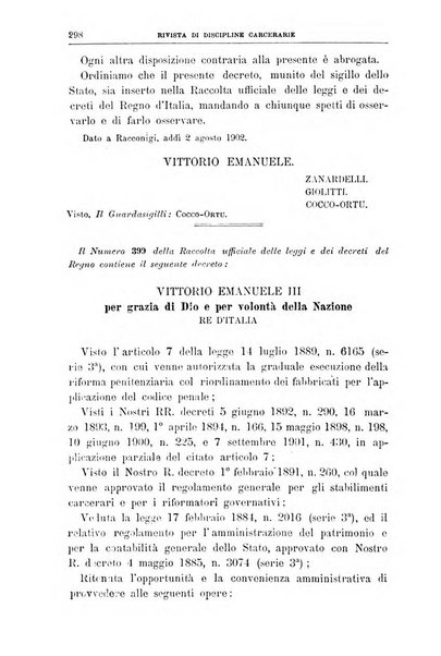 Rivista di discipline carcerarie in relazione con l'antropologia, col diritto penale, con la statistica