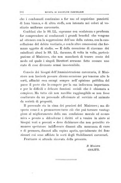 Rivista di discipline carcerarie in relazione con l'antropologia, col diritto penale, con la statistica