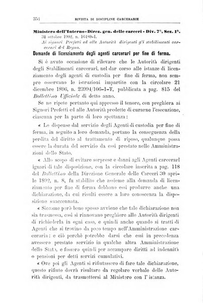 Rivista di discipline carcerarie in relazione con l'antropologia, col diritto penale, con la statistica