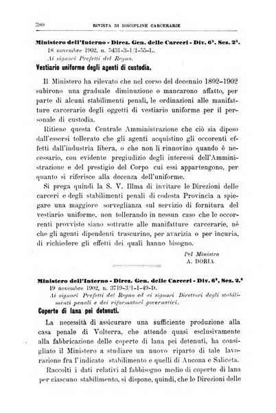 Rivista di discipline carcerarie in relazione con l'antropologia, col diritto penale, con la statistica