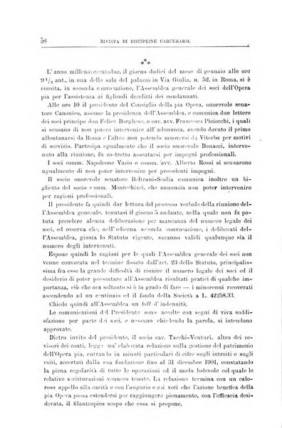 Rivista di discipline carcerarie in relazione con l'antropologia, col diritto penale, con la statistica