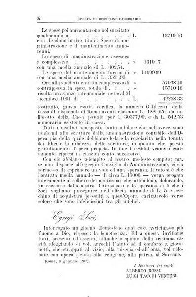 Rivista di discipline carcerarie in relazione con l'antropologia, col diritto penale, con la statistica